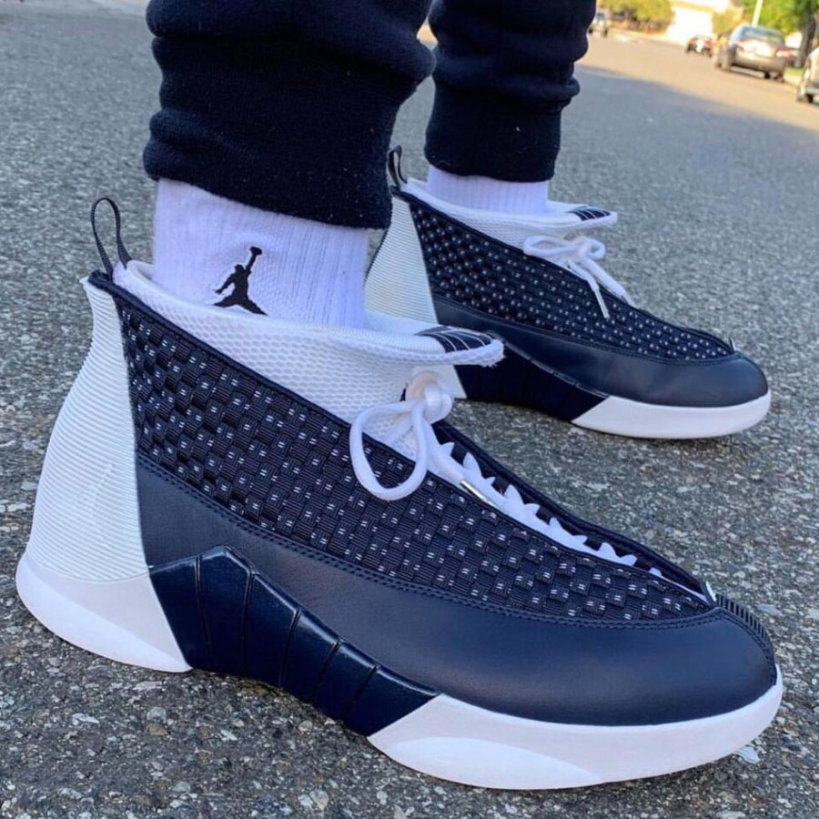 Giày Air Jordan 15 Retro 'Obsidian' 2017 881429-400 - Giày Air