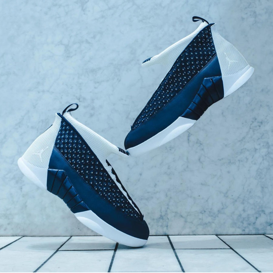 Giày Air Jordan 15 Retro 'Obsidian' 2017 881429-400 - Giày Air
