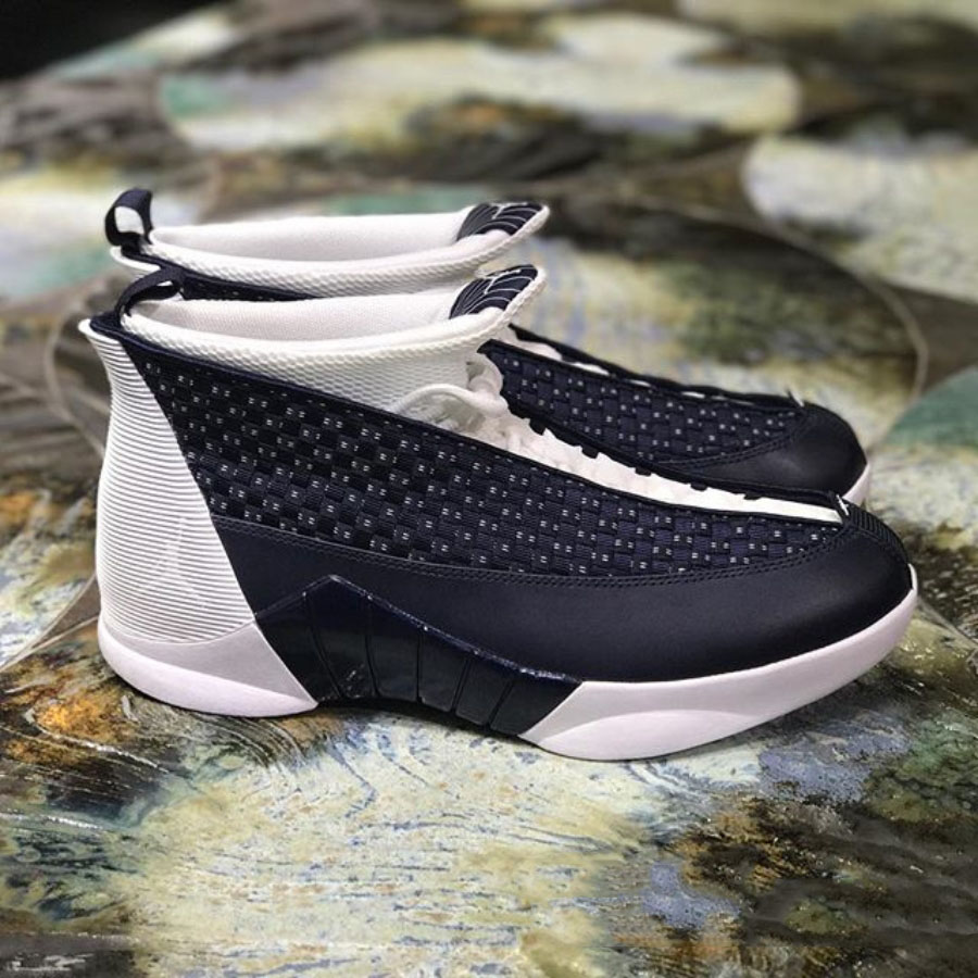 Giày Air Jordan 15 Retro 'Obsidian' 2017 881429-400 - Giày Air